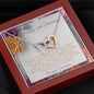 Daughter 16th Birthday Necklace To My Daughter with Birthday Message Card. Birthday Gift for her. Ships FREE. Interlocking Hearts 020 - PEAK Family Gifts