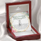 Granddaughter Birthday Necklace To My Granddaughter with Birthday Message Card. Birthday Gift for her. Ships FREE. Alluring Beauty 019 - PEAK Family Gifts