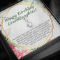 Granddaughter Birthday Necklace To My Granddaughter with Birthday Message Card. Birthday Gift for her. Ships FREE. Alluring Beauty 019 - PEAK Family Gifts