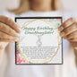 Granddaughter Birthday Necklace To My Granddaughter with Birthday Message Card. Birthday Gift for her. Ships FREE. Alluring Beauty 019 - PEAK Family Gifts