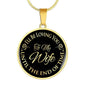 PEAK Pendant To My Wife Necklace - PEAK Family Gifts