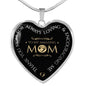To My Amazing Mom Thank You for Loving Me Necklace - PEAK Family Gifts