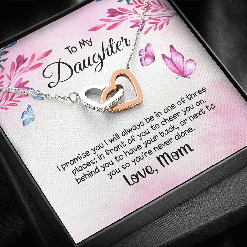To My Daughter Necklace Perfect Happy Birthday Gift. Message Card ...