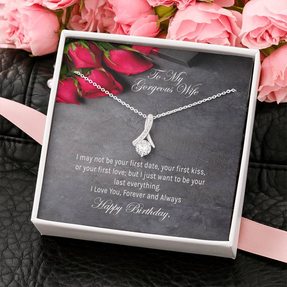 Family Necklace, Gift for New Mom, Gift for Wife from Husband, Wife Gift, Wife Birthday Gift, Sentimental Gifts, Sentimental Gift for Wife Gold w/
