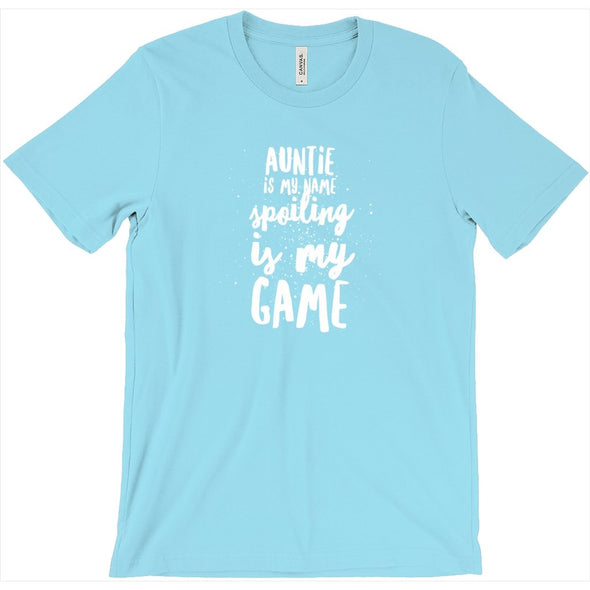 Auntie Spoiling is My Game Unisex Tshirt - PEAK Family Gifts