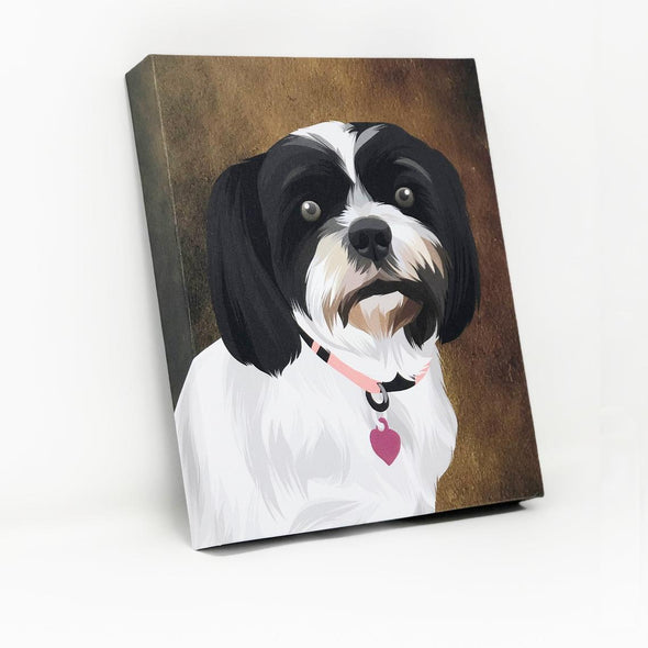 Custom Pet Portrait Canvas Wraps - PEAK Family Gifts
